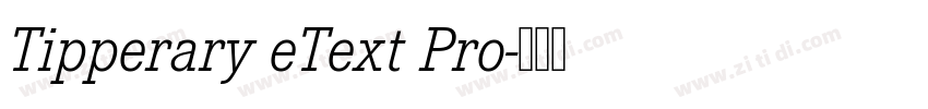 Tipperary eText Pro字体转换
